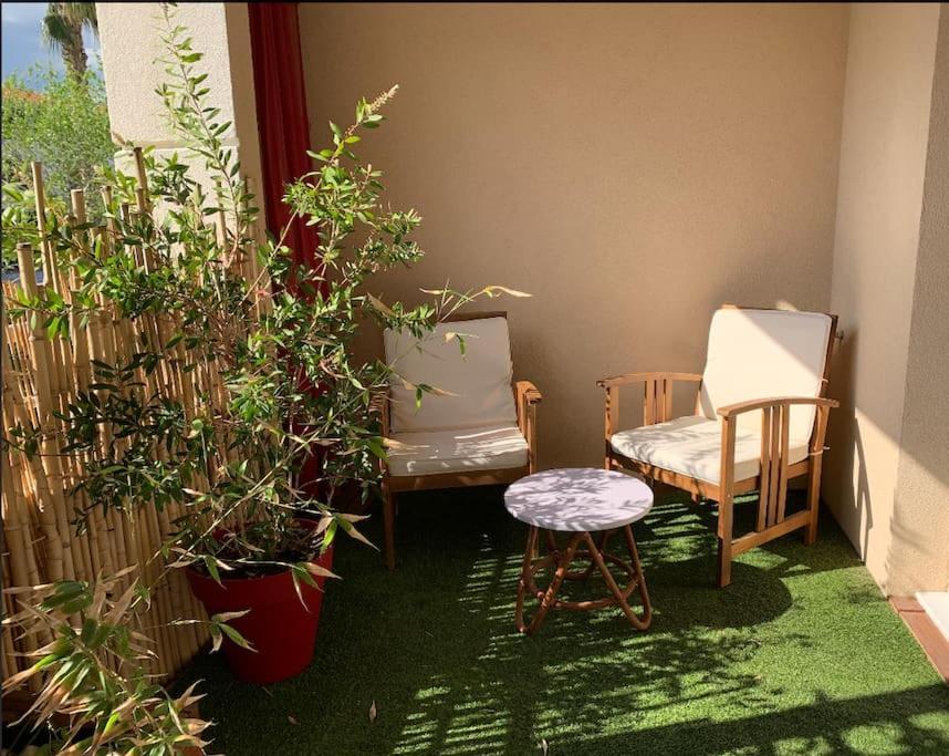 Grand Studio Avec Coin Nuit, Proche Mer Et Montagnes Roquebrune-sur Argens Bagian luar foto