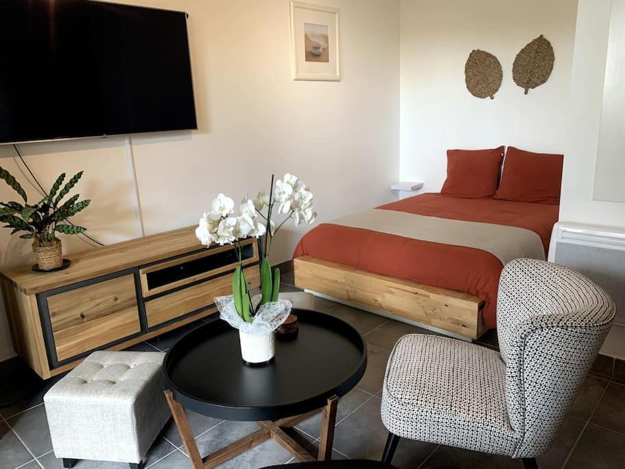 Grand Studio Avec Coin Nuit, Proche Mer Et Montagnes Roquebrune-sur Argens Bagian luar foto